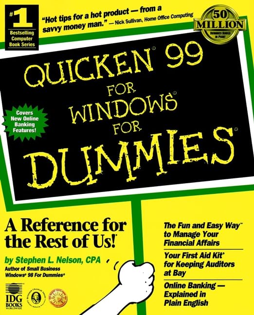 Quicken< 99 for Windows< for Dummies<