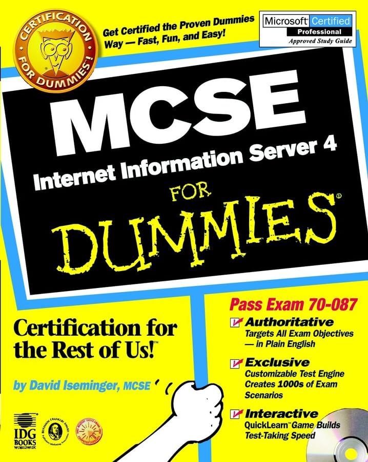 MCSE Internet Information Server 4 For Dummies