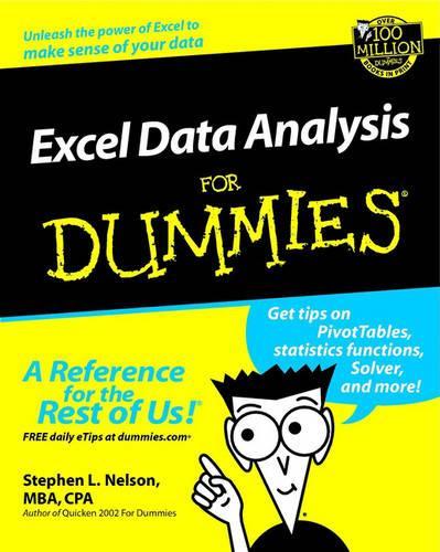 Excel Data Analysis For Dummies