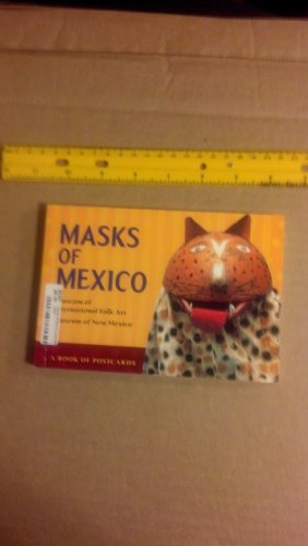 Masks of Mexico postcard book