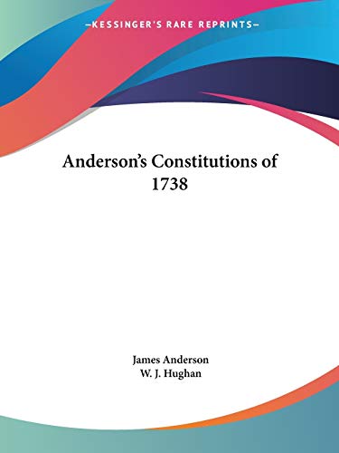 Anderson's Constitutions of 1738