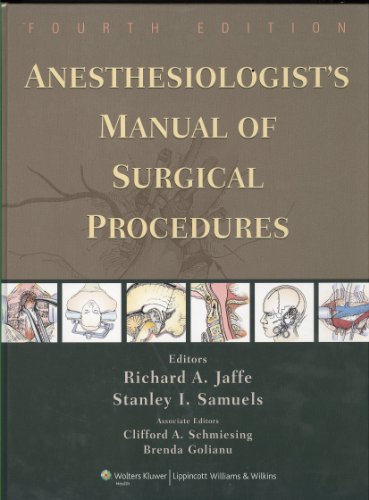 Anesthesiologist's Manual of Surgical Procedures