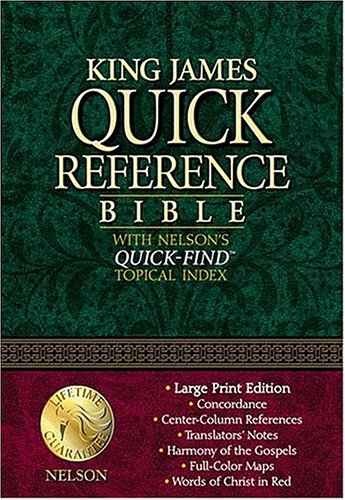 Large Print Quick Reference Bible