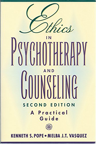 Ethics in Psychotherapy and Counselling