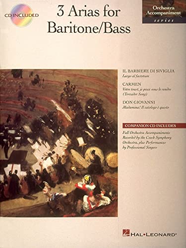 Arias for BaritoneBass Orchestra Accompaniment Series