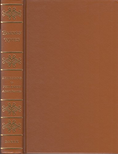 Barnes' Notes on Ephesians-Philemon