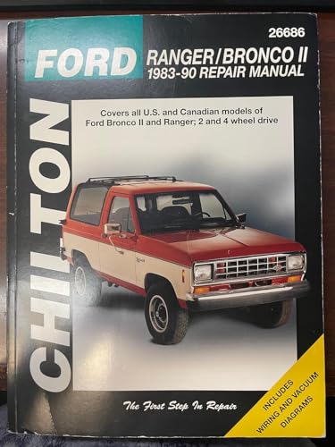 Ford Ranger, Bronco II 1983-90 Repair Manual