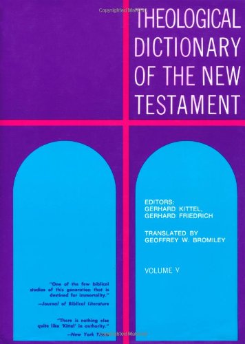 Theological Dictionary of the New Testament
