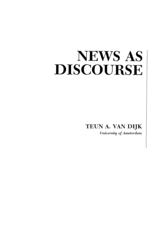 News As Discourse