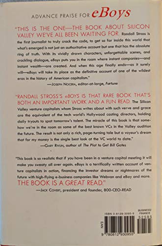 Eboys: the First inside Account of Venture Capitalists at Work