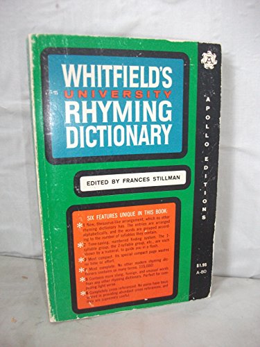 Whitfield's University Rhyming Dictionary