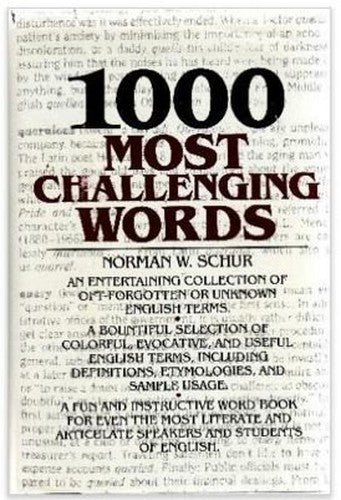 1000 Most Challenging Words