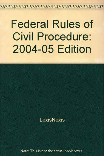 Federal Rules of Civil Procedure Edition