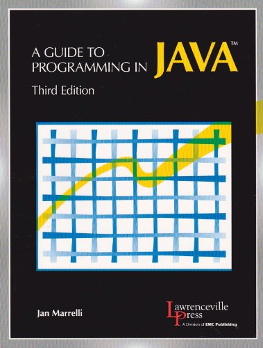 A Guide to Programming in Java