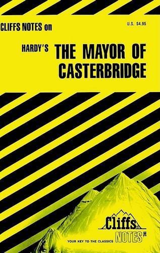 Notes on Hardy's "Mayor of Casterbridge"