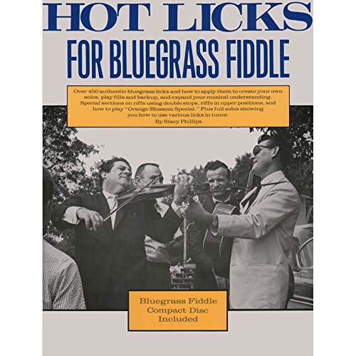 Hot Licks for Bluegrass Fiddle - Book with Online Audio