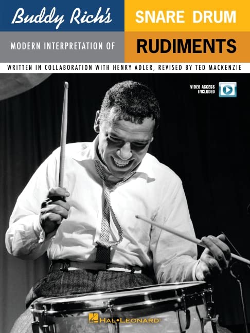 Buddy Rich's Modern Interpretation of Snare Drum Rudiments: Book/2-DVDs Pack
