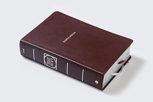 Nvi, Biblia de Estudio Actualizada, Revisión 2022, Leathersoft, Café, Letra Grande, Interior a Color, Palabras de Jesús En Rojo, Con Índice, Comfort Print