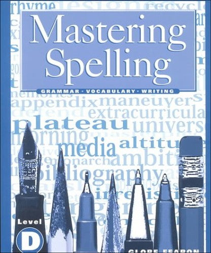 Mastering Spelling Level D Se 2000c