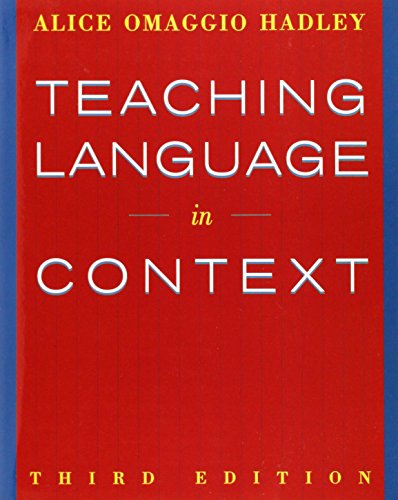 Teaching Language In Context