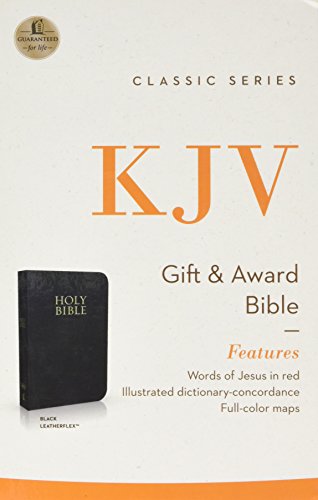KJV, Gift and Award Bible, Imitation Leather, Black, Red Letter Edition