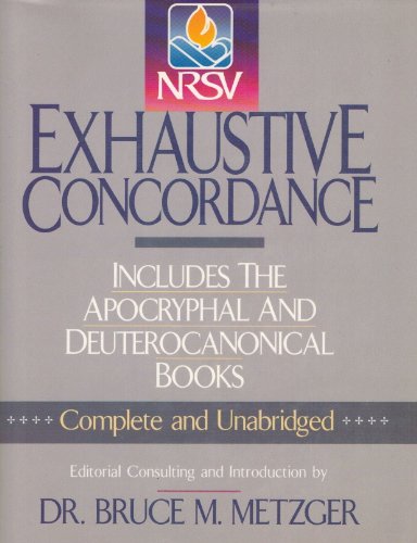 Nrsv Exhaustive Concordance