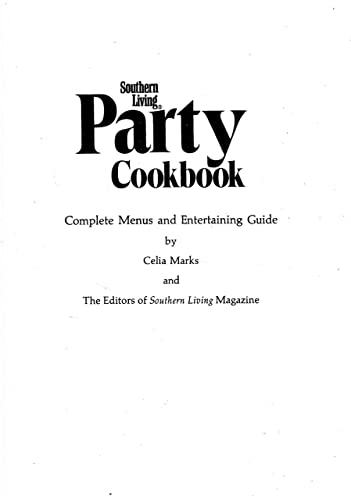 Southern Living Party Cookbook