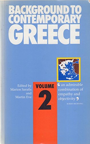 Background to Contemporary Greece v.2