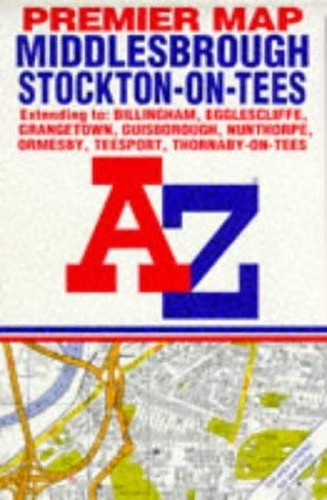 A. to Z. Premier Street Map of Middlesbrough and Stockton-on-Tees