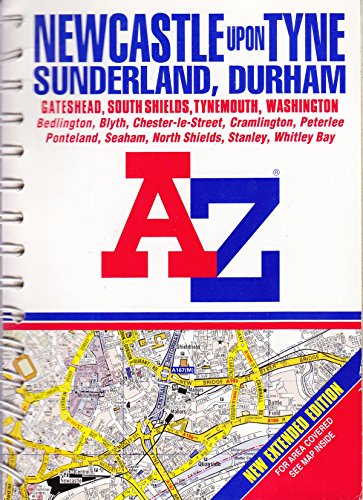 A-Z Street Atlas of Newcastle-upon-Tyne, Sunderland and Durham