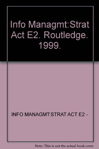 Info Managmt:Strat Act E2