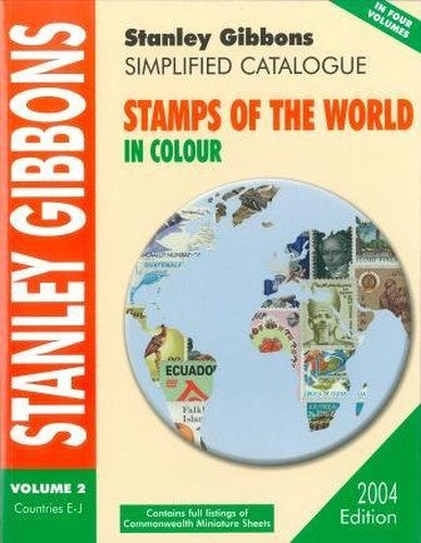 Simplified Catalogue of Stamps of the World 2004 Edition Volume 2 Countries E-J