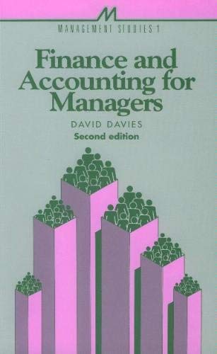 Finance and Accounting for Managers