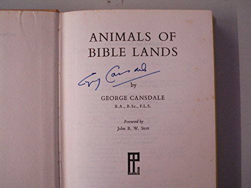 Animals of Bible Lands