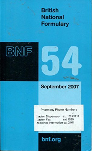 British National Formulary (BNF) 54