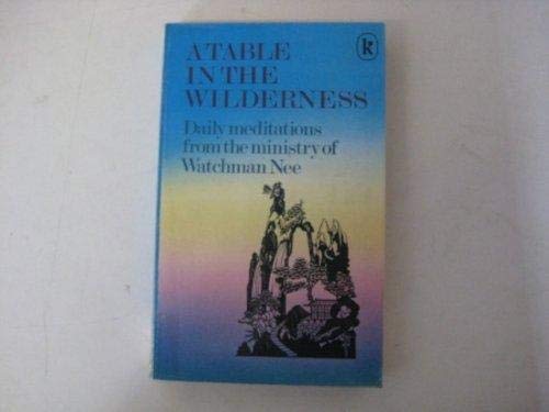 A Table in the Wilderness