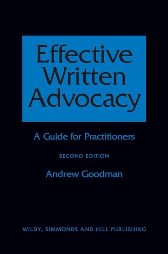 Effective Written Advocacy
