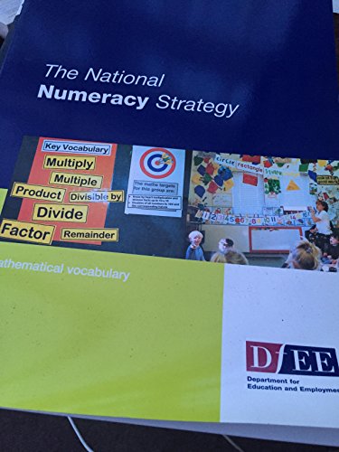 The National Numeracy Strategy: Mathematical vocabulary