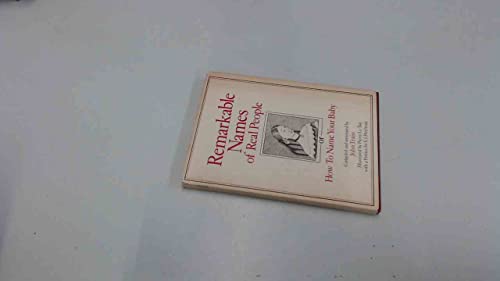 Remarkable Names of Real People