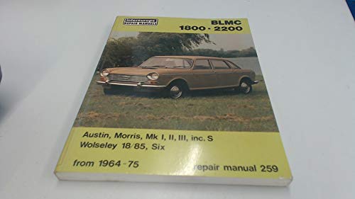 B. L. M. C. 1800 Workshop Manual