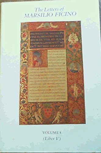 The Letters of Marsilio Ficino