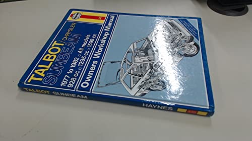 Talbot/Chrysler Sunbeam Owner's Workshop Manual