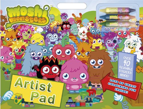 Alligator Books Moshi Monsters Artist Pad