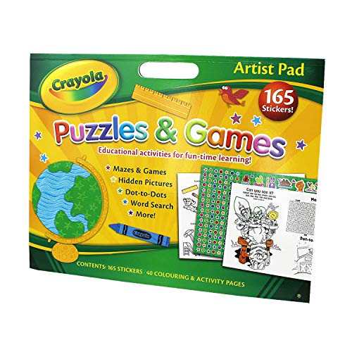 Alligator Products 2902/CYAR Crayola Artist Puzzles and Games Pad