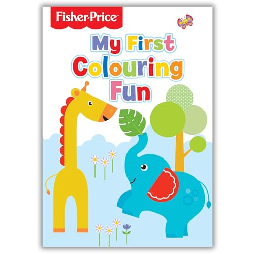 Fisher Price Colouring Book - Animals for Children, Kids Colouring Books