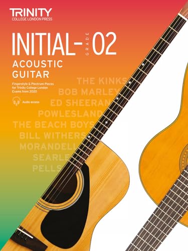 Trinity College London Acoustic Guitar Exam Pieces From 2020: Initial–Grade 2