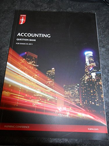 ICAEW Accounting Question Bank for Exame in 2011