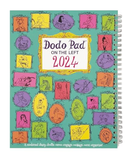The Dodo Pad ON THE LEFT Desk Diary 2024 - Week to View, Calendar Year Diary