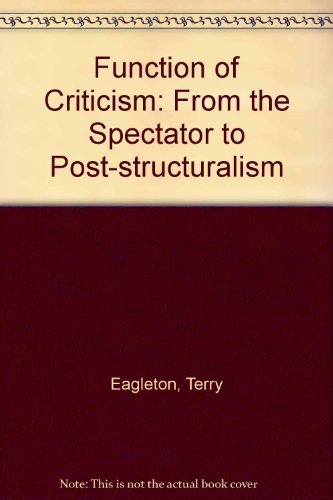The Function of Criticism