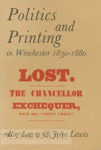 Politics and printing in Winchester, 1830-1880